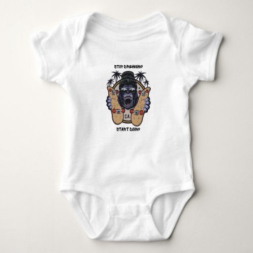 stop dreaming start doing undershirt baby bodysuit