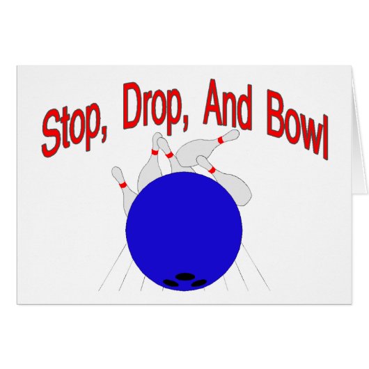 Stop Drop Bowl Cards (Front Horizontal)