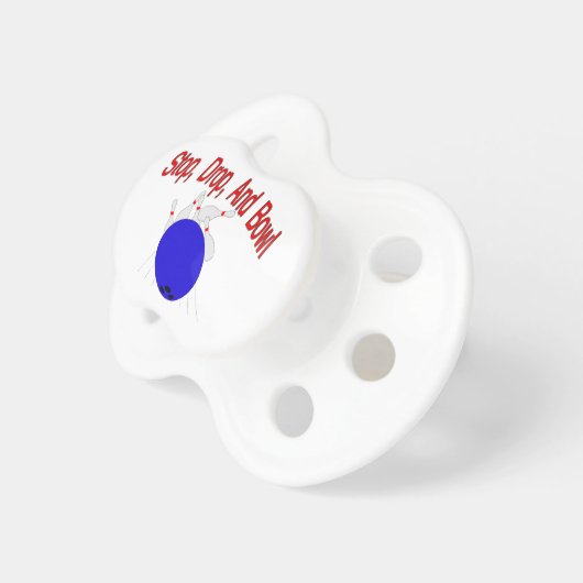 Stop Drop Bowl Pacifier (Front Right)