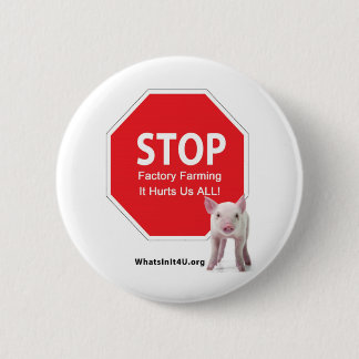 Stop Factory Farms Series 1 Button
