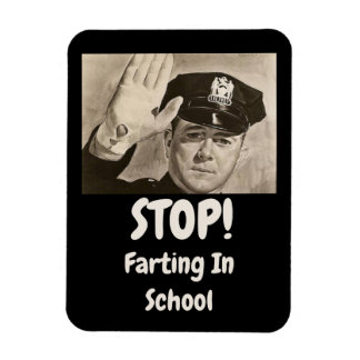 Stop Farting, edit text Magnet