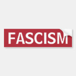 STOP FASCISM BUMPER STICKER
