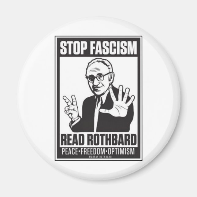 Stop Fascism Magnet (Front)