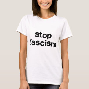 warning signs of fascism shirt