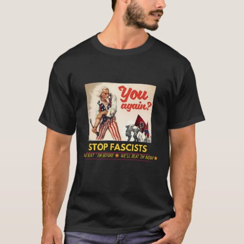 Stop Fascists T_Shirt