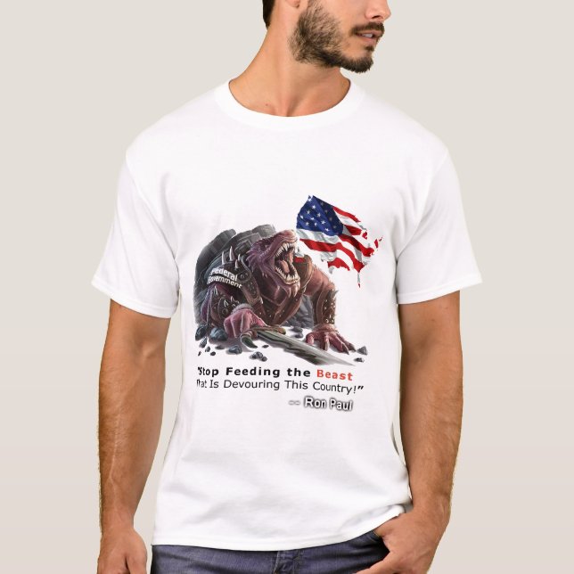 Stop Feeding the Beast T-Shirt (Front)