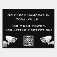 Stop Flocking Yard Sign