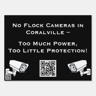 Stop Flocking Yard Sign