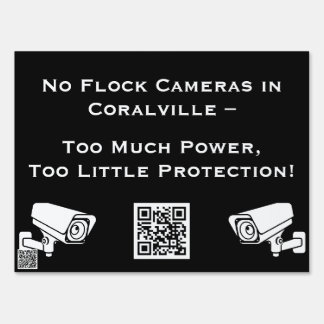 Stop Flocking Yard Sign