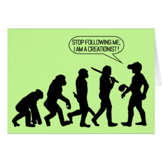 Stop following me, I'm a Creationist! Cards