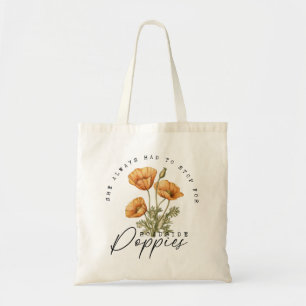 Stop For Roadside Poppies Tote Bag