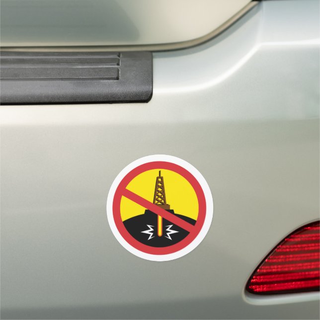 Stop Fracking Car Magnet (In Situ)