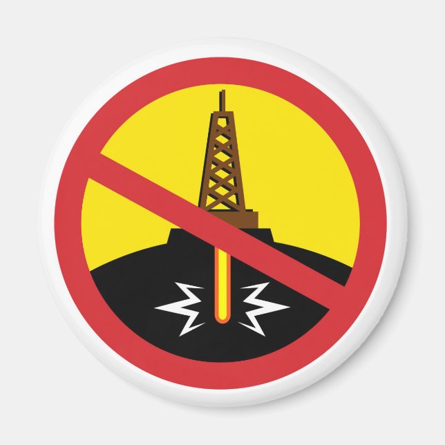 Stop Fracking Magnet (Front)