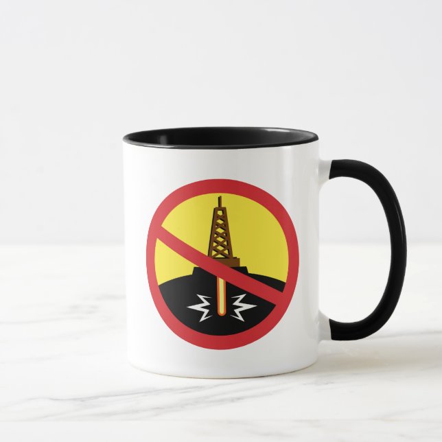 Stop Fracking Mug (Right)
