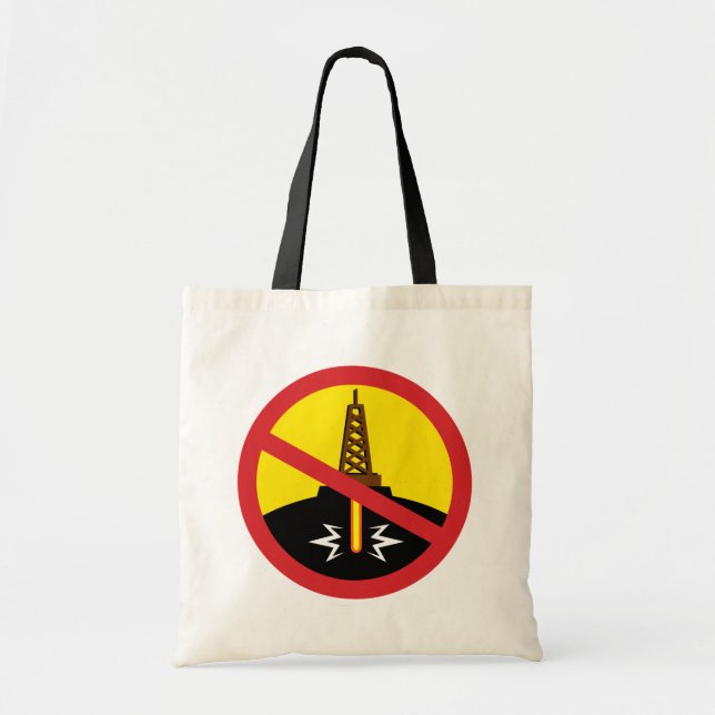 Stop Fracking Tote Bag (Front)