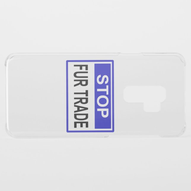 Stop Fur Trade Blue sign Uncommon Samsung Galaxy Case (Back (Horizontal))
