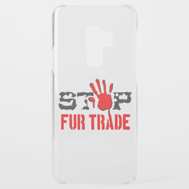 Stop Fur Trade Uncommon Samsung Galaxy Case (Back)