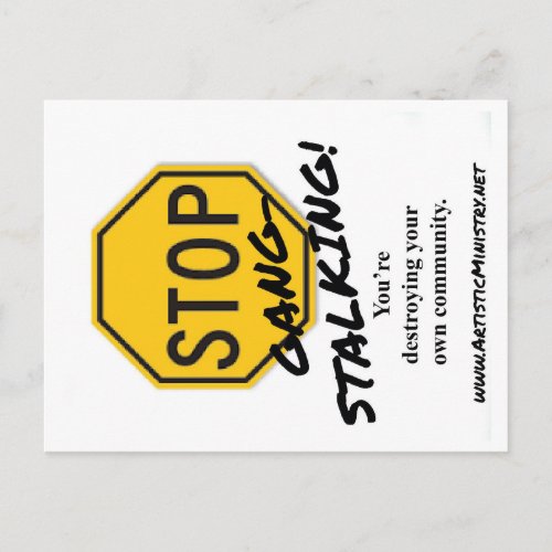 Stop Gang_Stalking postcard