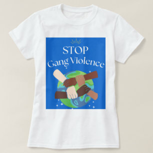 Stop Gang Violence Hands entwined T-Shirt