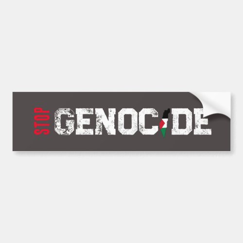 Stop Genocide Bumper Sticker