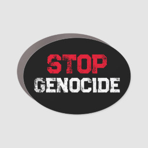 Stop Genocide Car Magnet