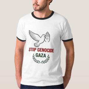 Stop Genocide in Gaza – Peace & Humanity Awareness T-Shirt