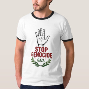 Stop Genocide in Gaza – Peace & Humanity Awareness T-Shirt