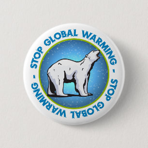 Stop Global Warming Button