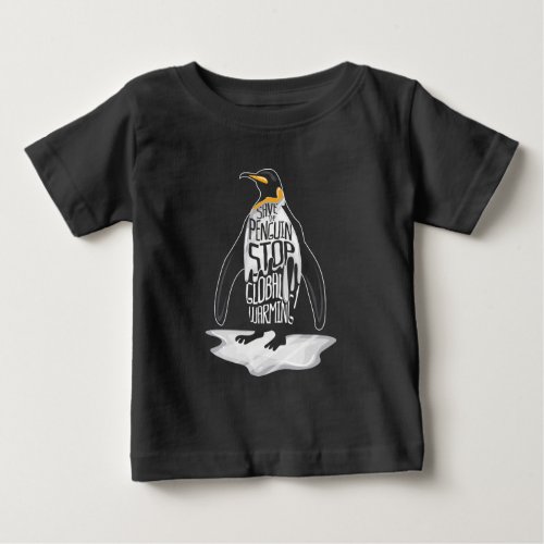 Stop Global Warming Save the Sea Animals Custom Baby T_Shirt