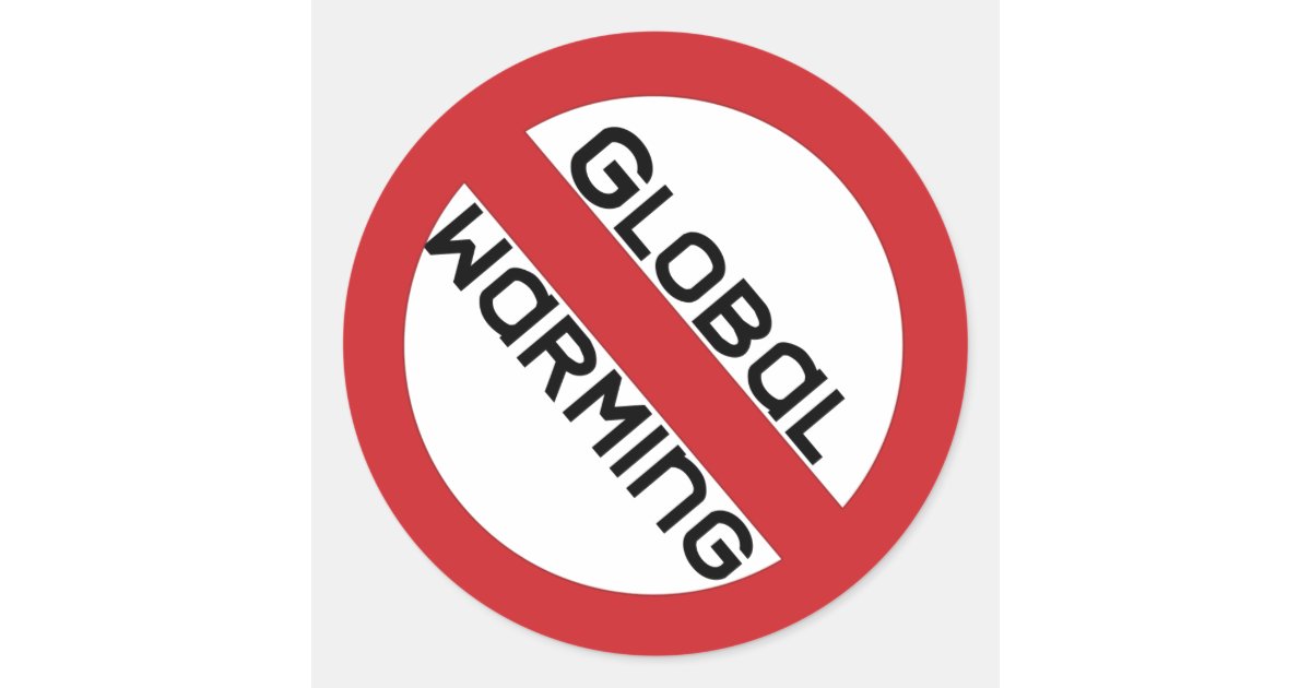 stop global warming Sticker | Zazzle