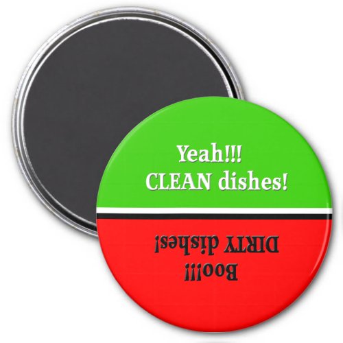 StopGo RedGreen Dishwasher Magnet