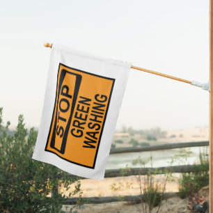 Stop Greenwashing Sign