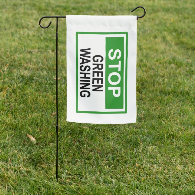 Stop Greenwashing Sign (In SItu)