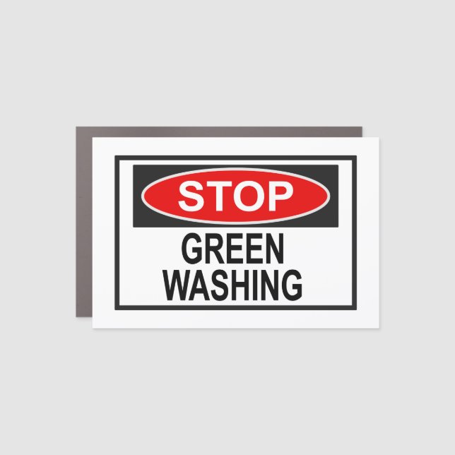Stop Greenwashing Sign (1) (Front)
