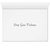 STOP GUN VIOLENCE (Inside Horizontal (Bottom))