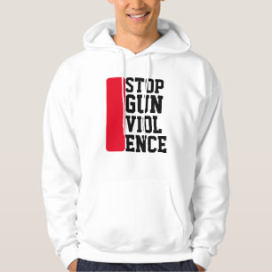 Stop gun violence political inspiring quote hoodie