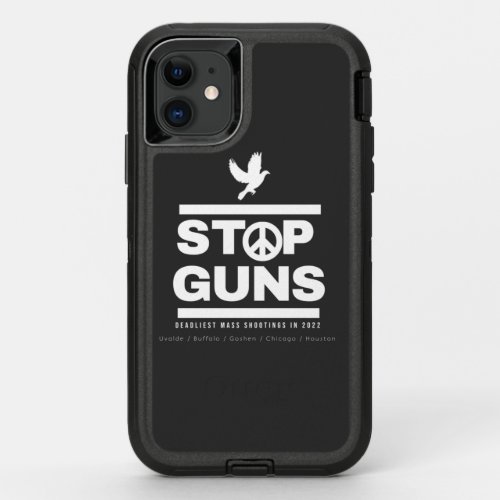 stop guns OtterBox defender iPhone 11 case