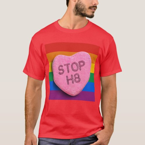 STOP H8 CANDY _png T_Shirt