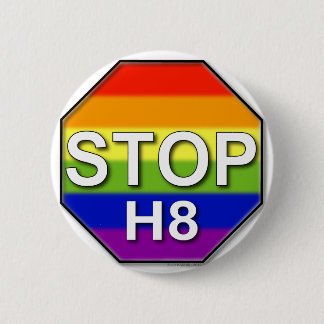 Stop H8 Pinback Button