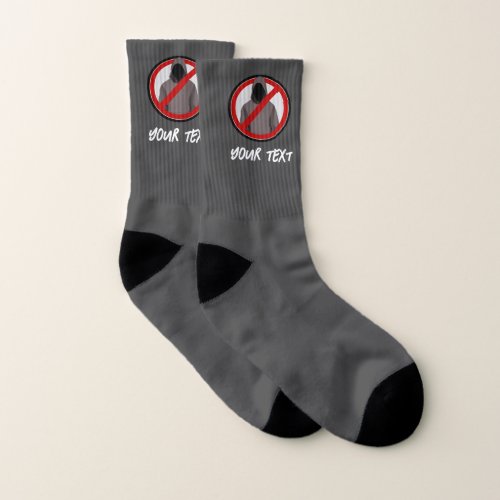 Stop Hacker for Cyber Defense team custom Socks