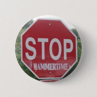 STOP: hammertime Pinback Button