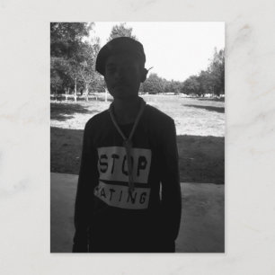 STOP HATING Postcard