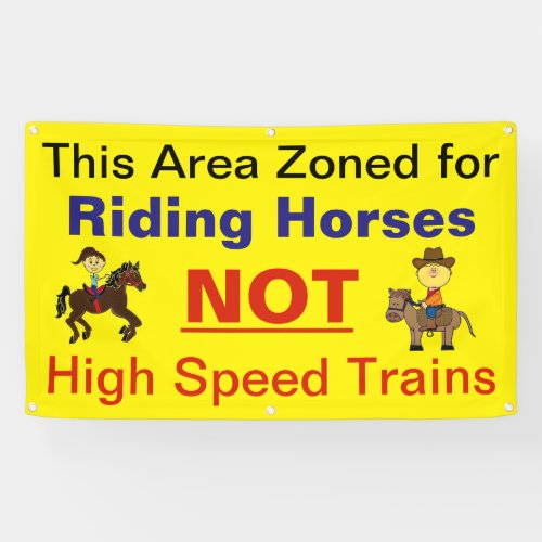 Stop High Speed Rail From Destroying Rural America Banner