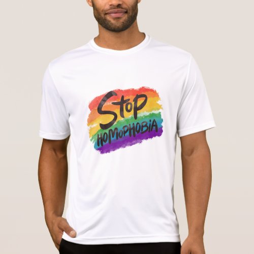 Stop Homophobia Pride Proud Shirt