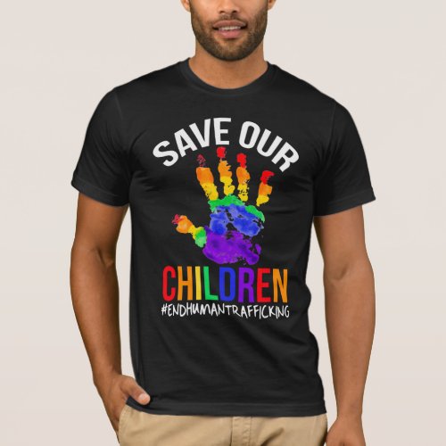 Stop Human Trafficking Save Our Children Awareness T_Shirt
