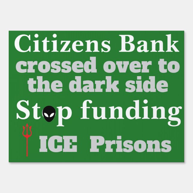 Stop ICE : two-sided 18 x24 Sign (Front)