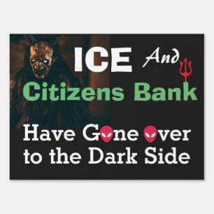 Stop ICE: two-sided 18 x24 Sign