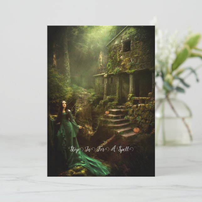 Stop In For a Spell Invitation (Standing Front)