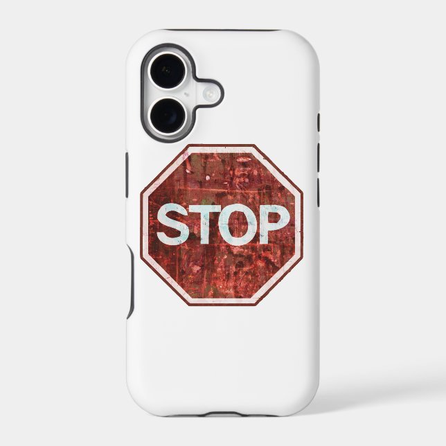 Stop Iphone Case (Back)