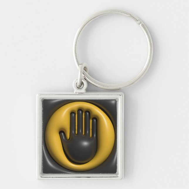 Stop it! keychain (Front)